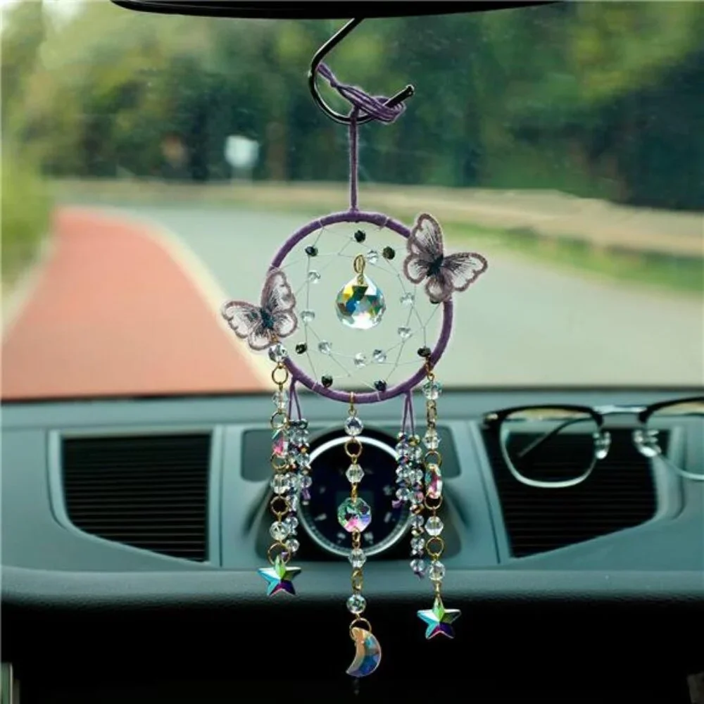 Purple Butterfly Small Dream Catchers with